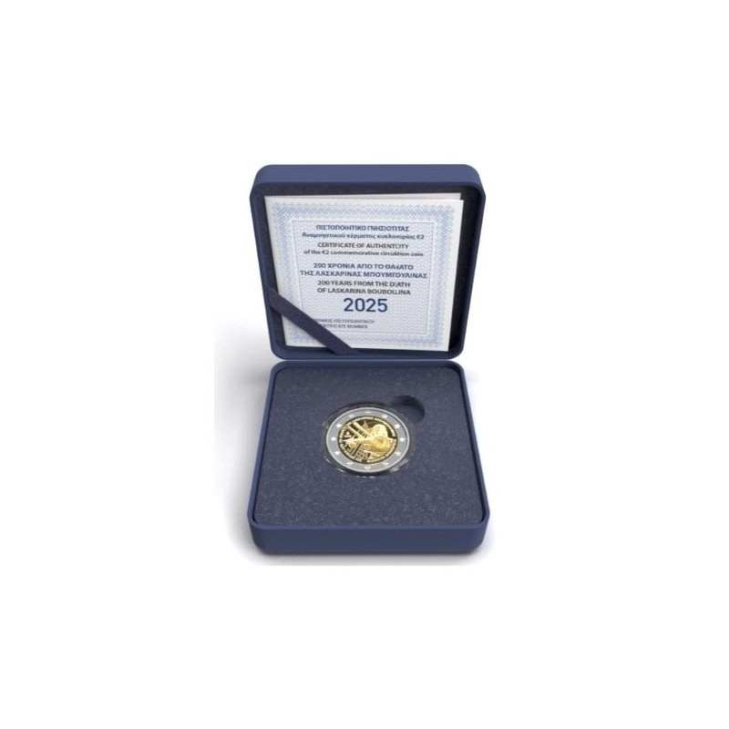 2 Euro Görögország 2025 - Laskarina Bouboulina (Proof)