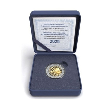 2 Euro Grécko 2025 - Laskarina Bouboulina (Proof)