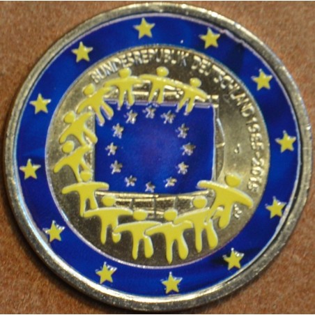 Euromince mince 2 Euro Nemecko \\"J\\" 2015 - 30 rokov Europskej vl...