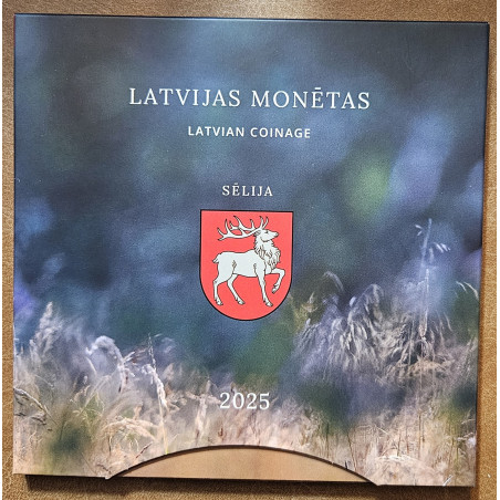 Latvia 2025 set of 9 eurocoins (BU)