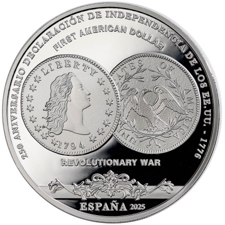 10 Euro Spain 2025 - First american dollar (Proof)