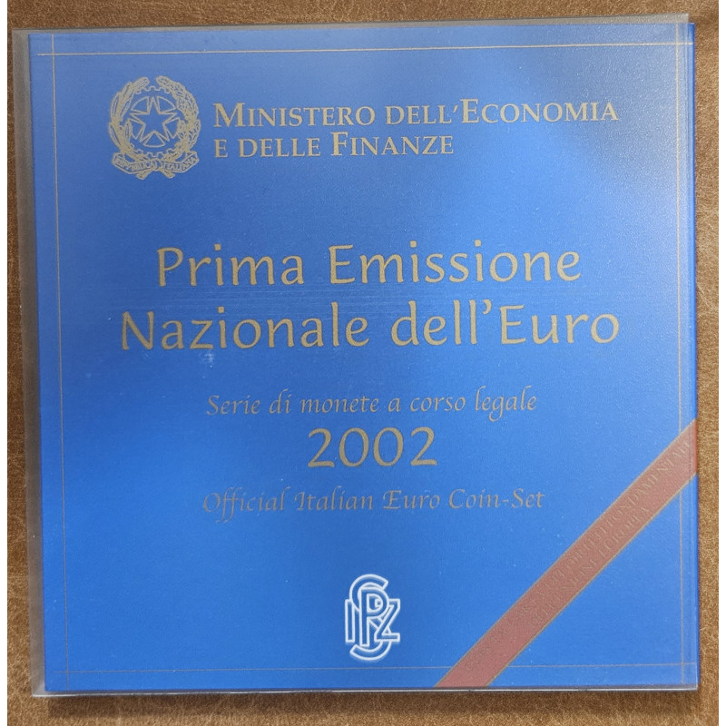 Italy 2002 set of 8 coins (BU)