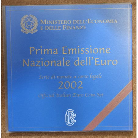 Italy 2002 set of 8 coins (BU)
