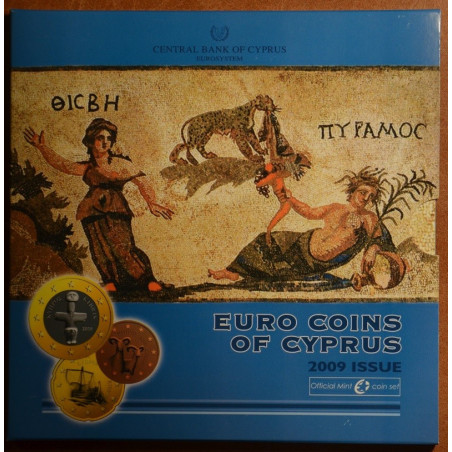 Cyprus 2009 sada 9 euromincí (BU)