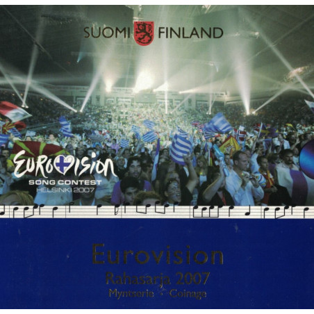 Finland 2007 - set of 8 eurocoins Eurovision (BU)
