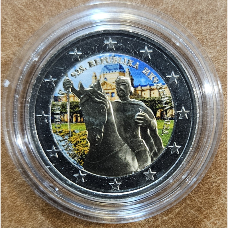 2 Euro Chorvátsko 2025 - Kráľ Tomislav IV. (farbená UNC)