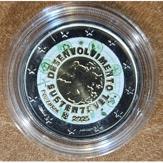 2 Euro Portugália 2025 - A fenntartható fejlődés III. (színezett UNC)