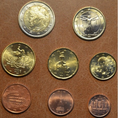 Euromince mince Sada 8 talianskych mincí 2006 (UNC)