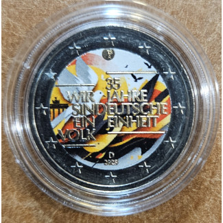 2 Euro Nemecko 2025 - 35 rokov zjednotenia Nemecka (farbená UNC)