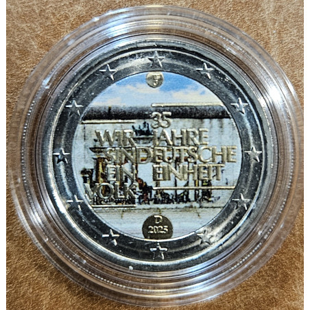 2 Euro Nemecko 2025 - 35 rokov zjednotenia Nemecka III. (farbená UNC)