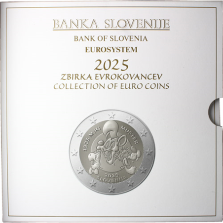 Slovenia 2025 set of 10 coins (Proof)