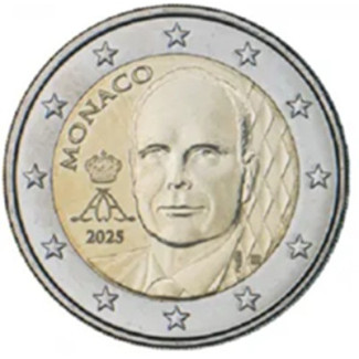 2 Euro Monaco 2025 - Nový motív (UNC)