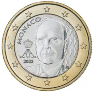 1 Euro Monaco 2025 (UNC)