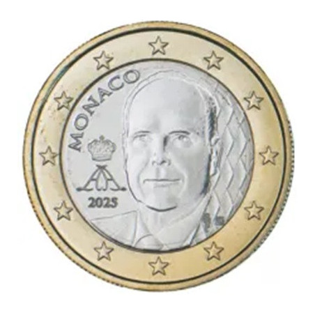 1 Euro Monaco 2025 - Nový motív (UNC)