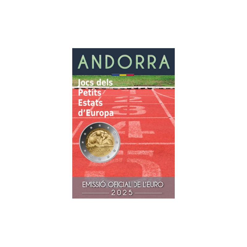 2 Euro Andorra 2025 - Games of the Small States of Europe (BU)