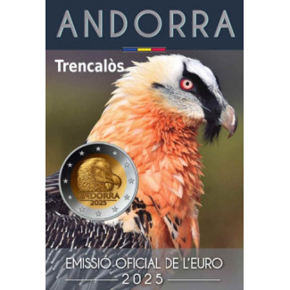 2 Euro Andorra 2025 - Bearded-vulture (BU)