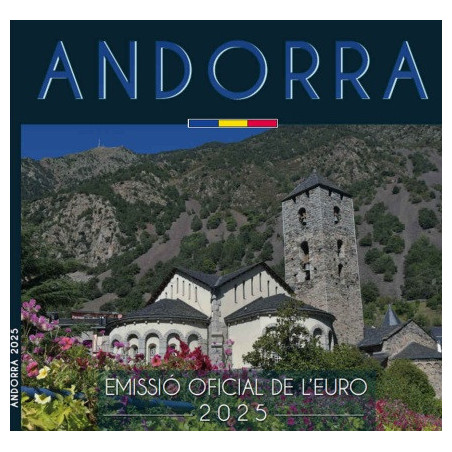 Andorra 2025 set of 8 coins (BU)