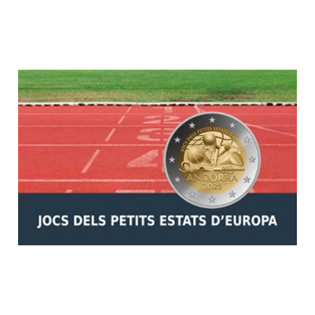 2 Euro Andorra 2025 - Games of the Small States of Europe (Proof)
