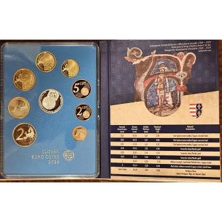 Slovakia 2025 set of 8 coins - 700th anniversary of the introduction of the florin (Proof like)