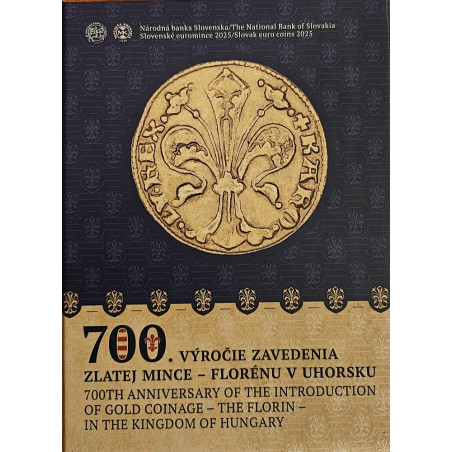 Szlovákia 2025 - 8 részes forgalmi sor - A florin bevezetésének 700. évfordulója (Proof like)