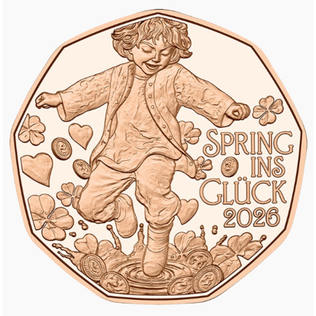 5 Euro Austria 2026 - Jump for Joy (UNC)