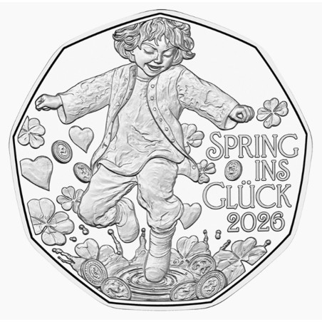 5 Euro Rakúsko 2026 - Skoky radosti (BU)