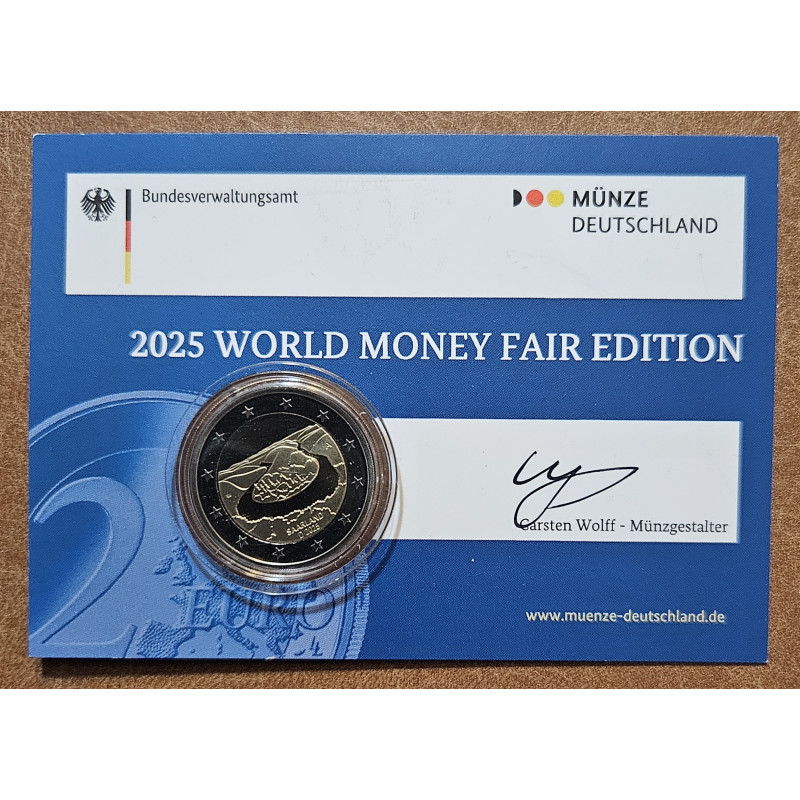 2 Euro Germany 2025 - Saarland "A" (limited Proof card with signature)