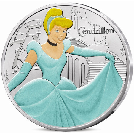 10 Euro Francúzsko 2025 - Disney: Popoluška (UNC)