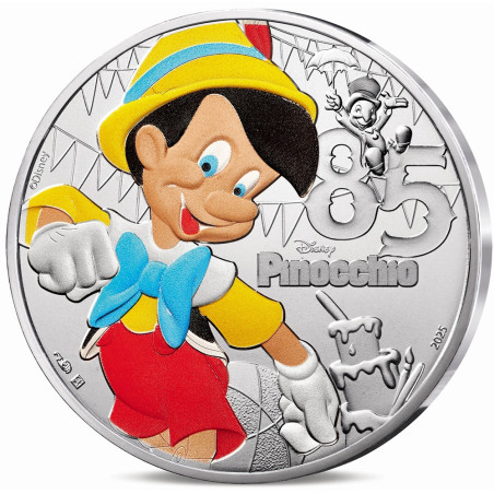 10 Euro Franciaország 2025 - Disney: Pinokkio (UNC)