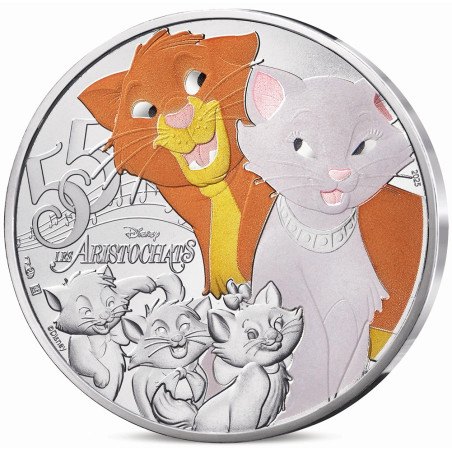 10 Euro Franciaország 2025 - Disney: Aristocats (UNC)