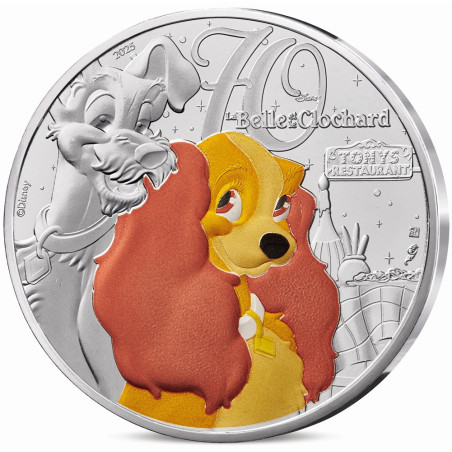 10 Euro France 2025 - Disney: Susi & Strolch (UNC)