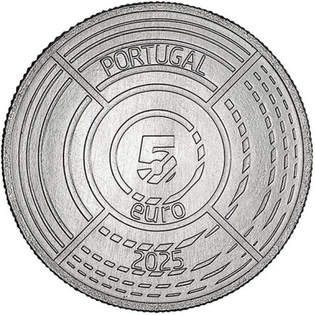 5 Euro Portugal 2025 - Cabo de Sao Vicente (UNC)