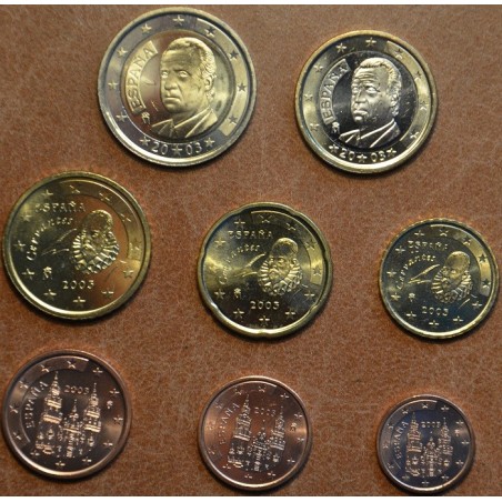 Euromince mince Sada 8 mincí Španielsko 2003 (UNC)