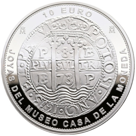 10 Euro Spanyolország 2025 - Érmemúzeum: 8 Reales 1772 Mexico (Proof)