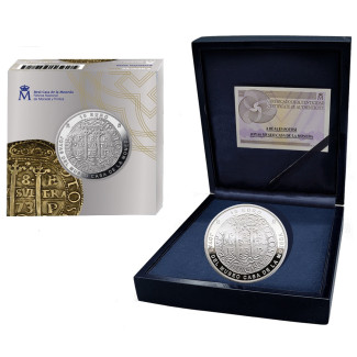 10 Euro Španielsko 2025 - Múzeum mincí: 8 Reales 1772 Mexico (Proof)