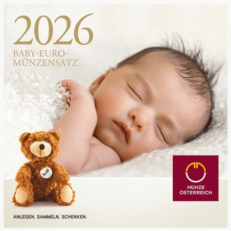 Ausztria 2026 forgalmi sor - Baby (BU)