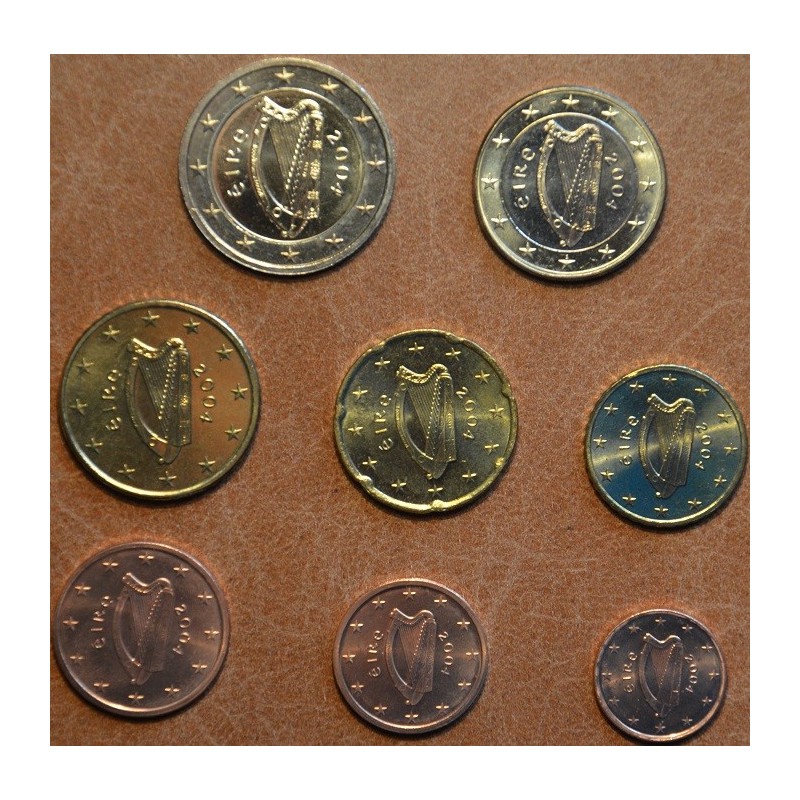 Euromince mince Sada 8 mincí Írsko 2004 (UNC)
