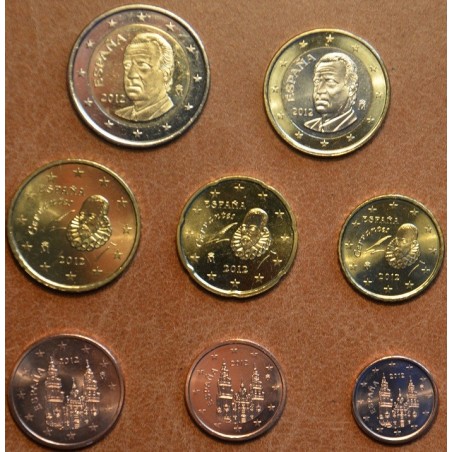 euroerme érme Spanyol 8 részes forgalmi sor 2012 (UNC)