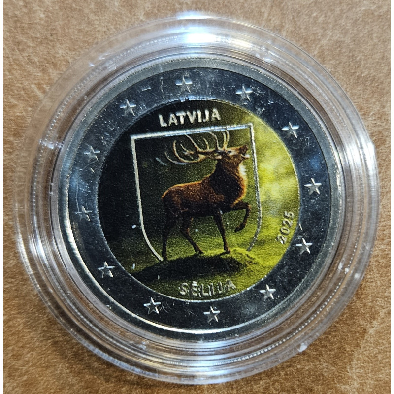 2 Euro Latvia 2025 - Selija v1 (colored UNC)