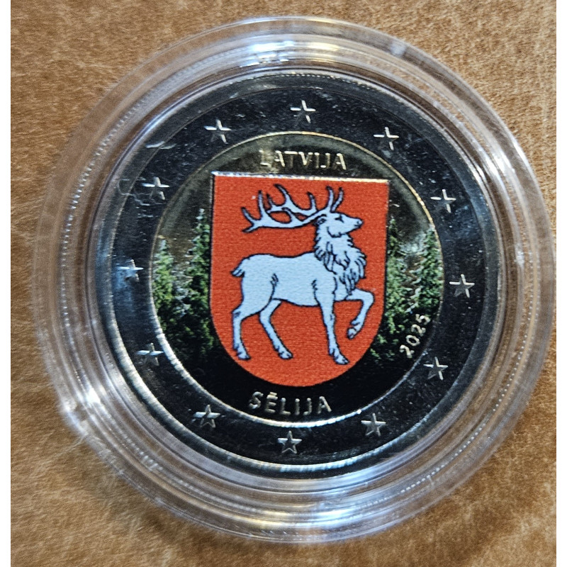 2 Euro Latvia 2025 - Selija v2 (colored UNC)