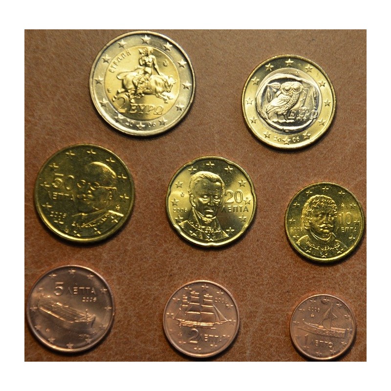 euroerme érme Görögország 2006 forgalmi sor (UNC)
