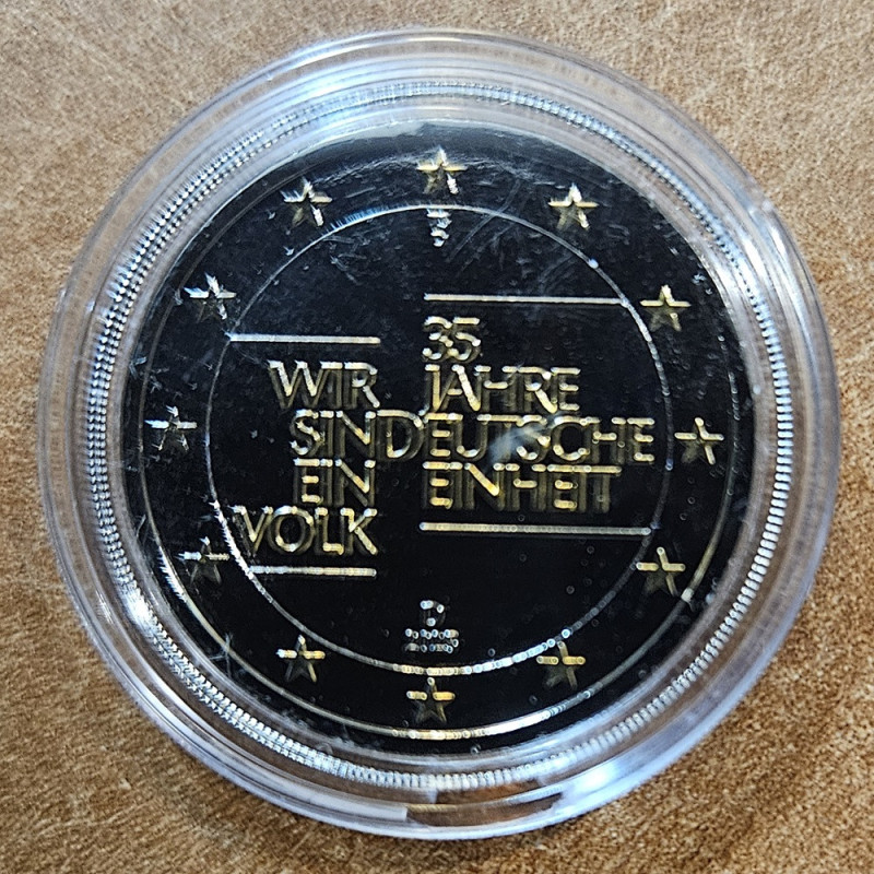 2 Euro Nemecko 2025 - 35 rokov zjednotenia Nemecka (Ru-Au imitácia UNC)