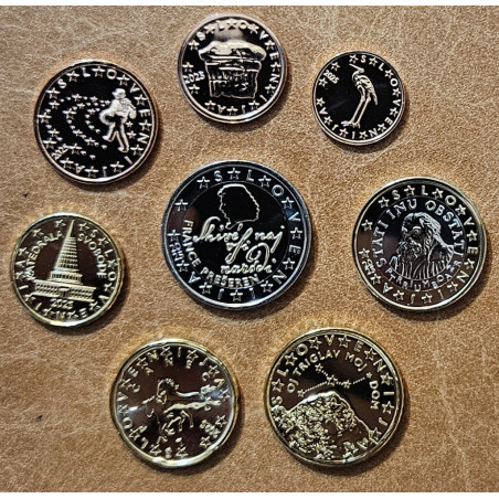 Slovenia 2025 set of 8 coins (UNC)