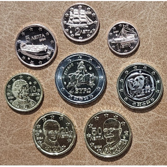 Greece 2025 set of 8 coins (UNC)