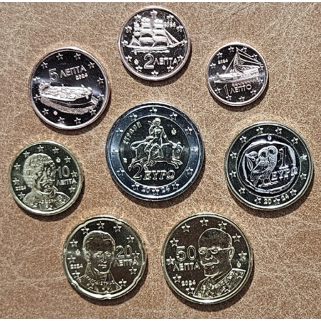 Greece 2025 set of 8 coins (UNC)