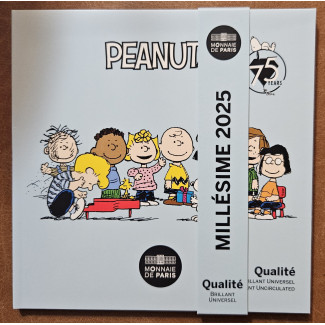 France 2025 set of 8 coins Snoopy (BU)