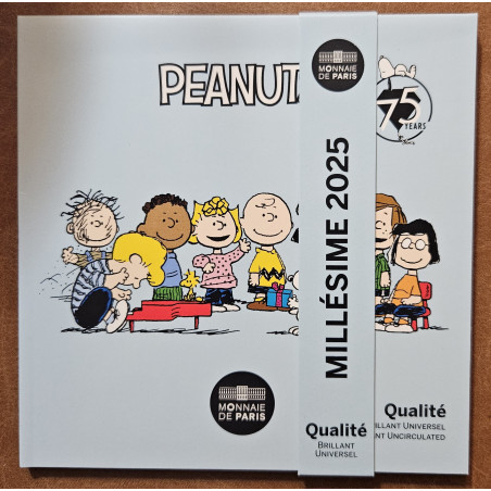 Franciaország 2025 - 8 részes forgalmi sor Snoopy (BU)