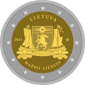 2 Euro Litva 2025 - Malá Litva (UNC)