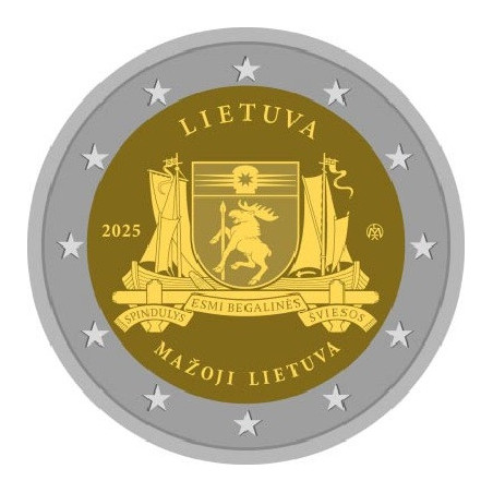 2 euro Litvánia 2025 - Kis-Litvánia (UNC)