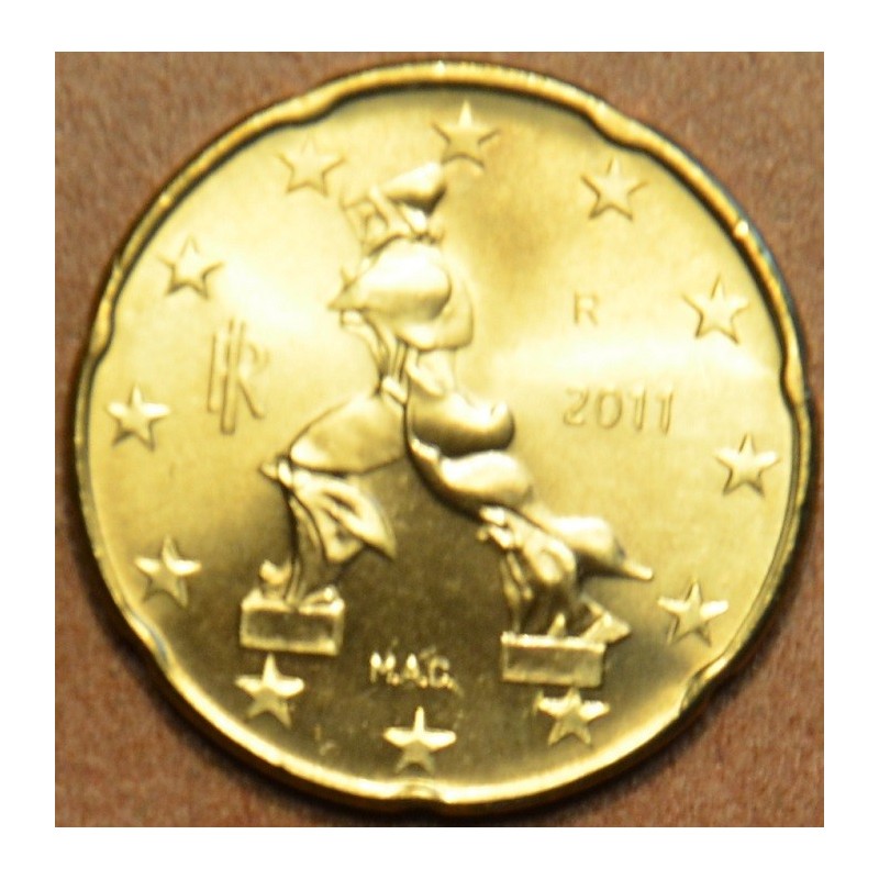 eurocoin eurocoins 20 cent Italy 2011 (UNC)